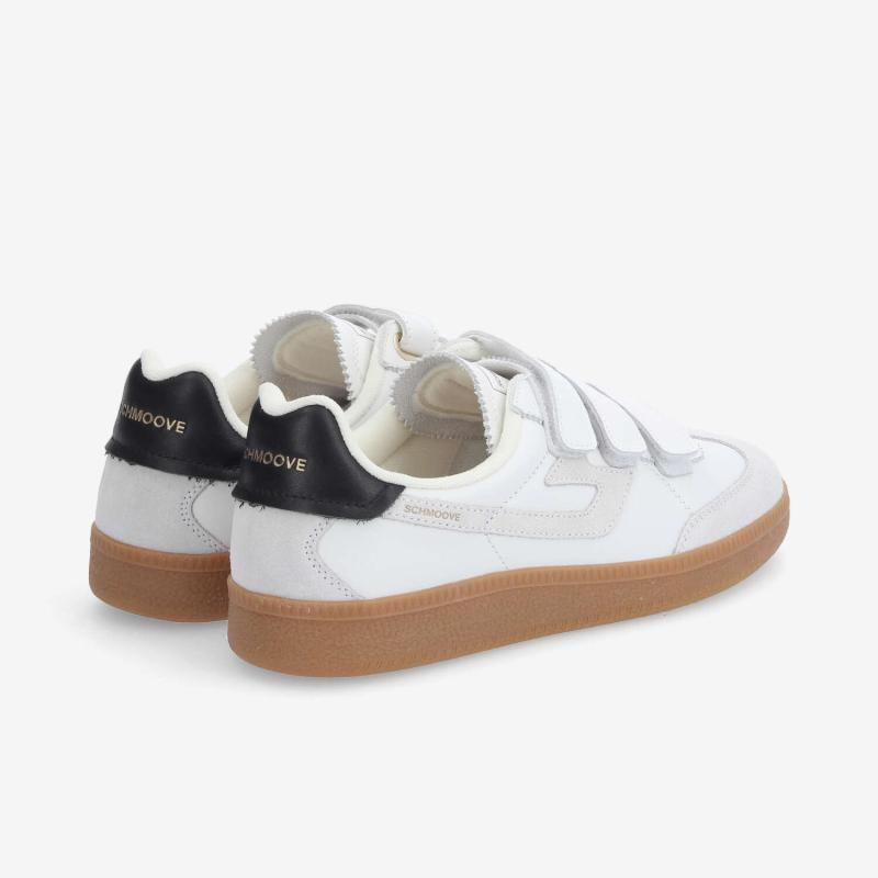 SHEFFIELD STRAPS W - NAPPA/SUEDE - BLANC